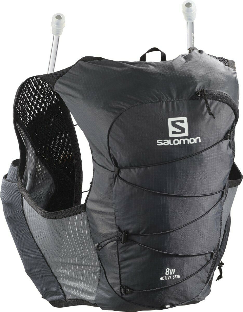 Salomon Active Skin 8 Set Womens Ebony / Black