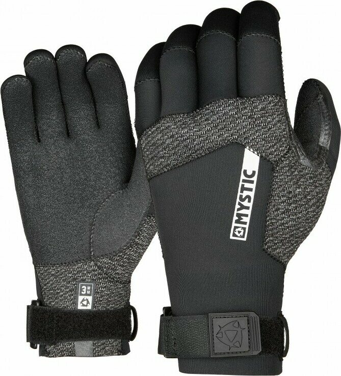 Mystic Marshall Glove 3mm 5Finger Precurved Black