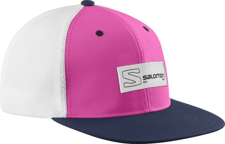 Salomon Trucker Flat Cap Fuchsia Red/Night Sky