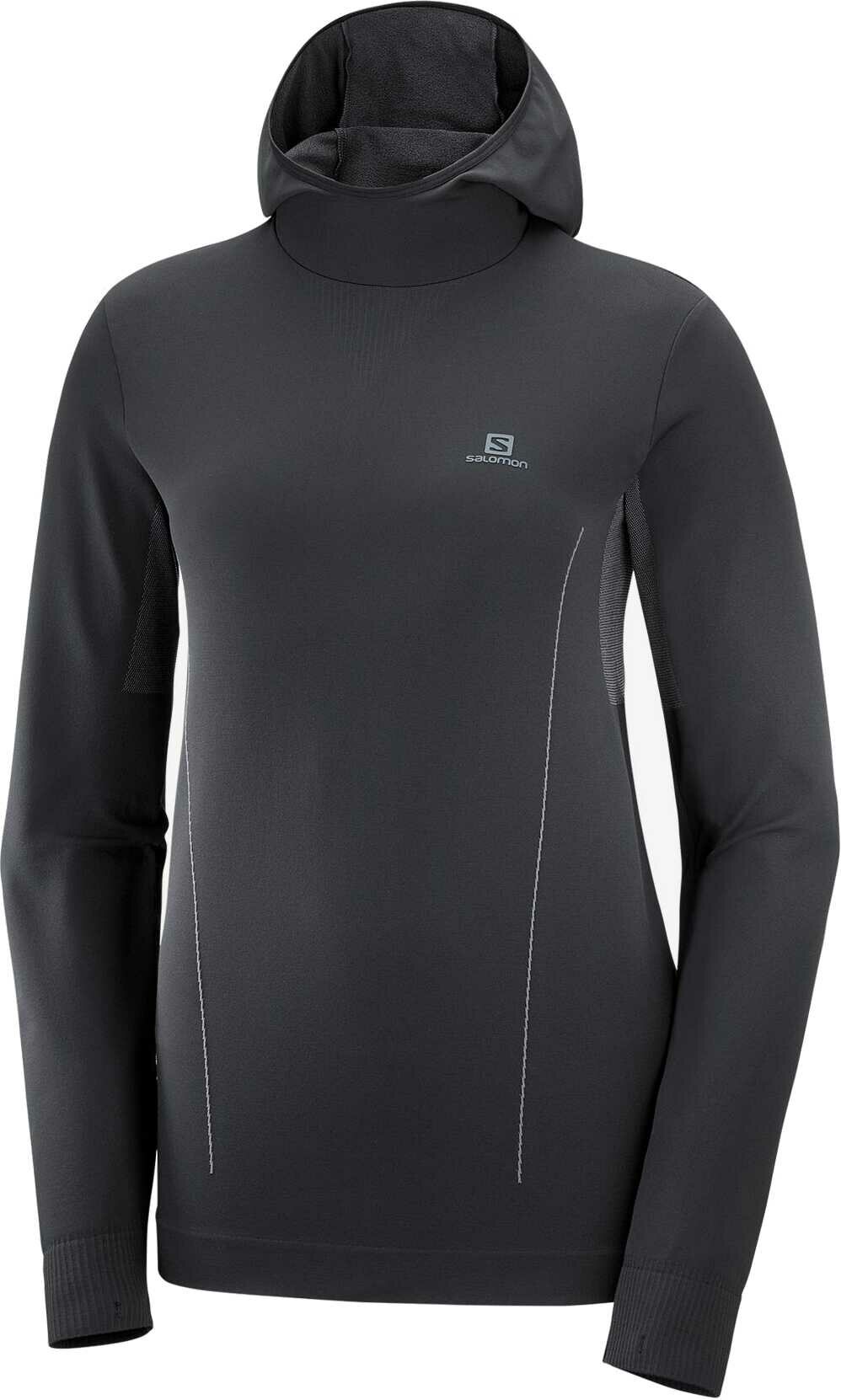 Salomon Essential Seamless Hoodie Womens Black/Ebony