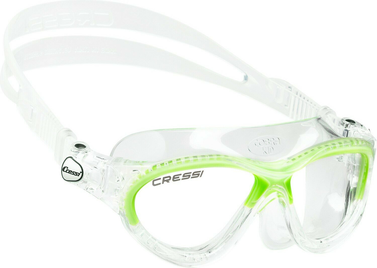 Cressi Mini Cobra Clear/Frame Lime