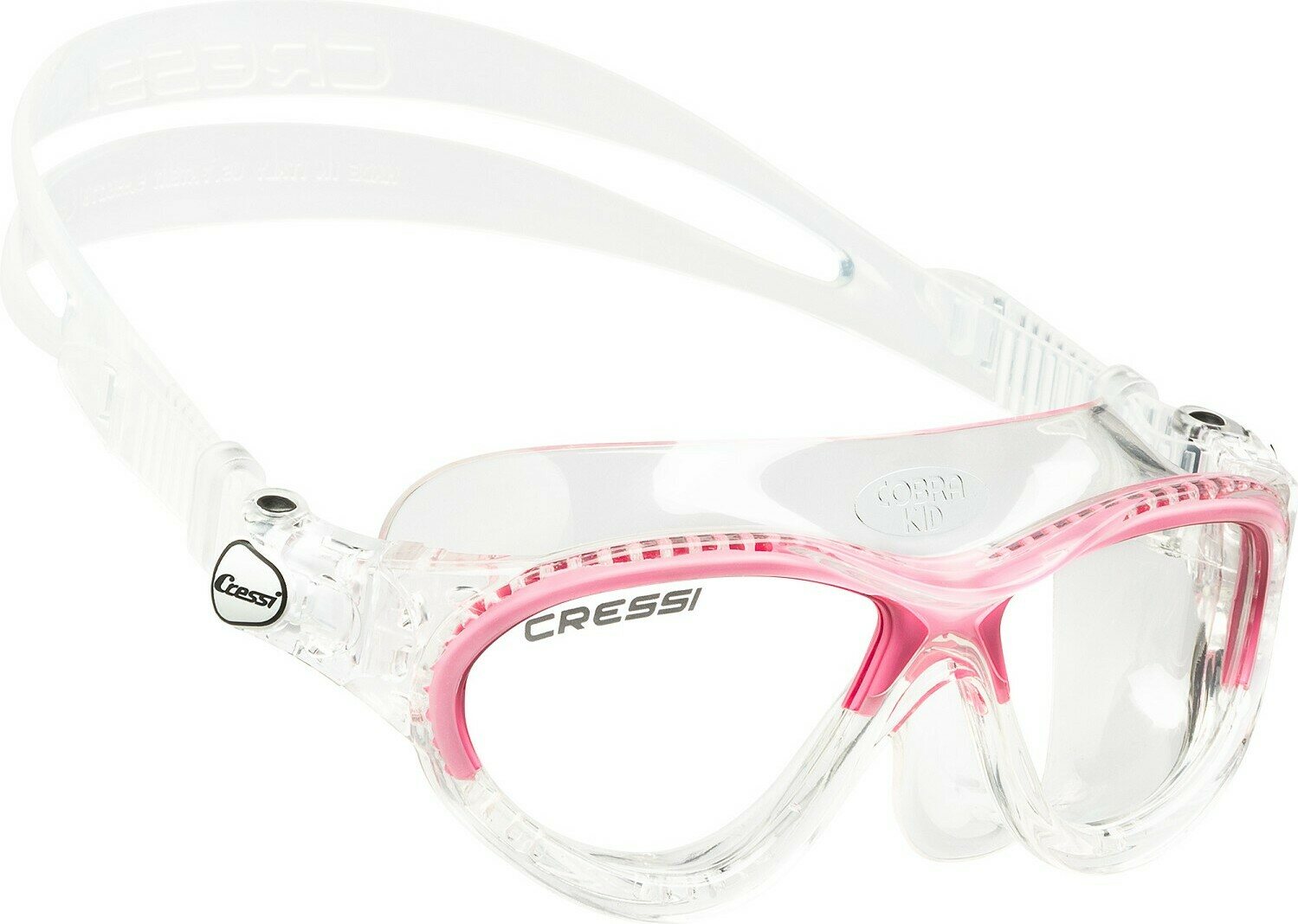 Cressi Mini Cobra Clear/Frame Pink