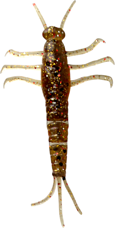 Savage Gear LB 3D PVC Mayfly Nymph Brown Glitter