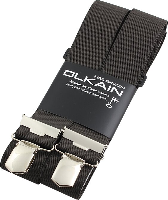 Helsingin Olkain Y-Braces 3,5 cm Brown