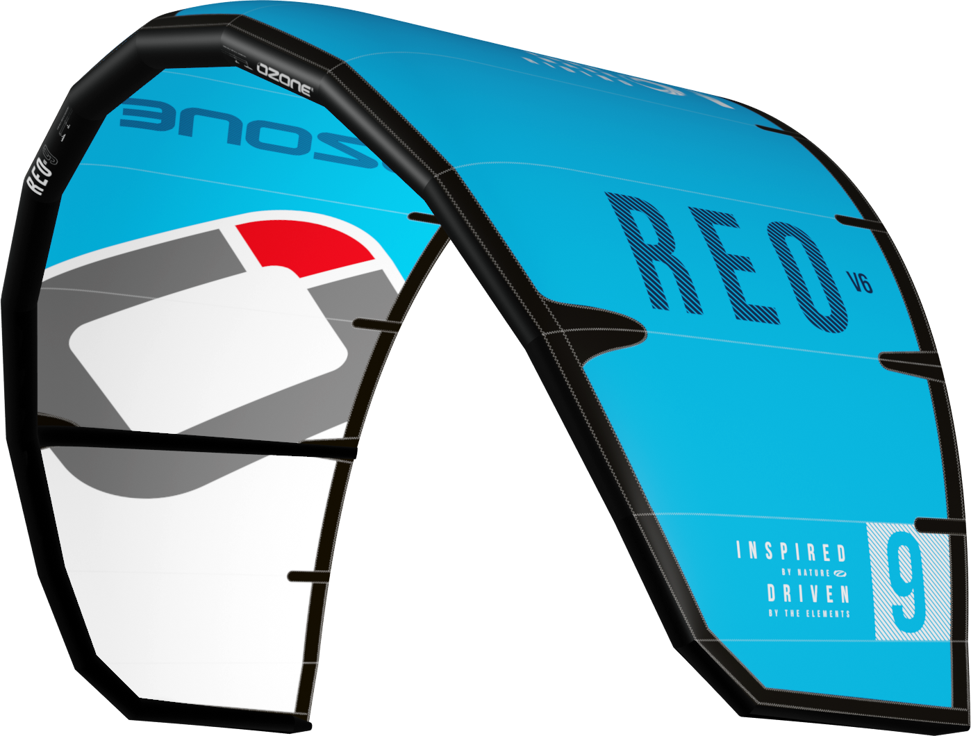 Ozone REO V6 Kite Only 5m² Process Cyan/White