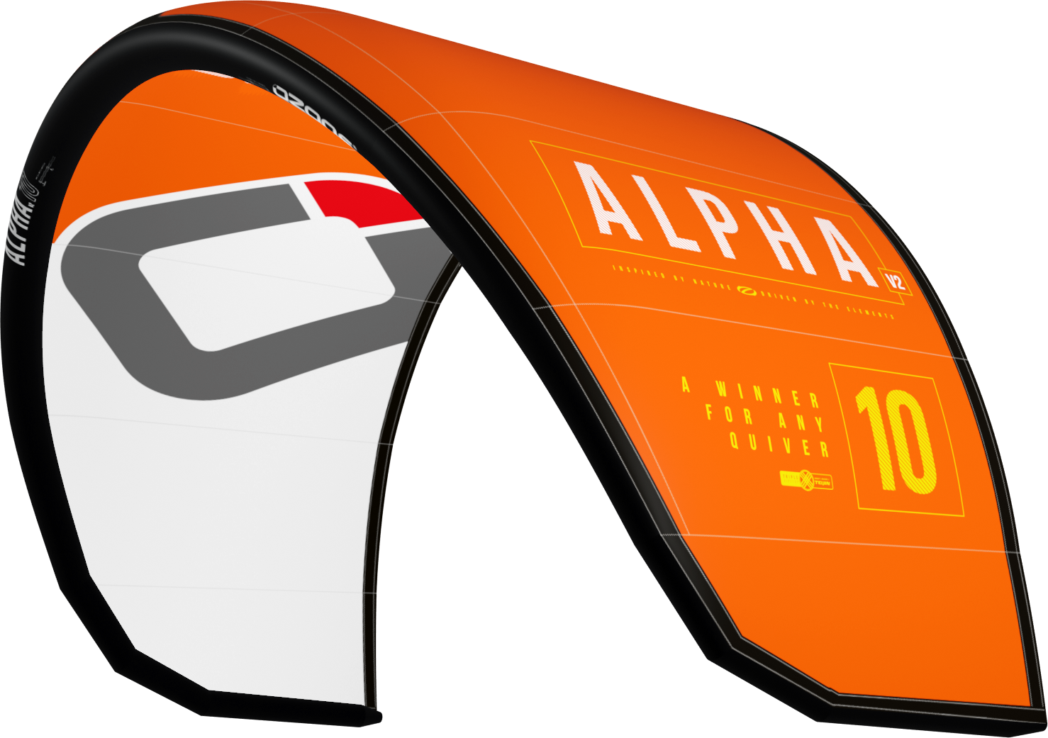 Ozone Alpha V2 Kite Only 6 m² Orange/White
