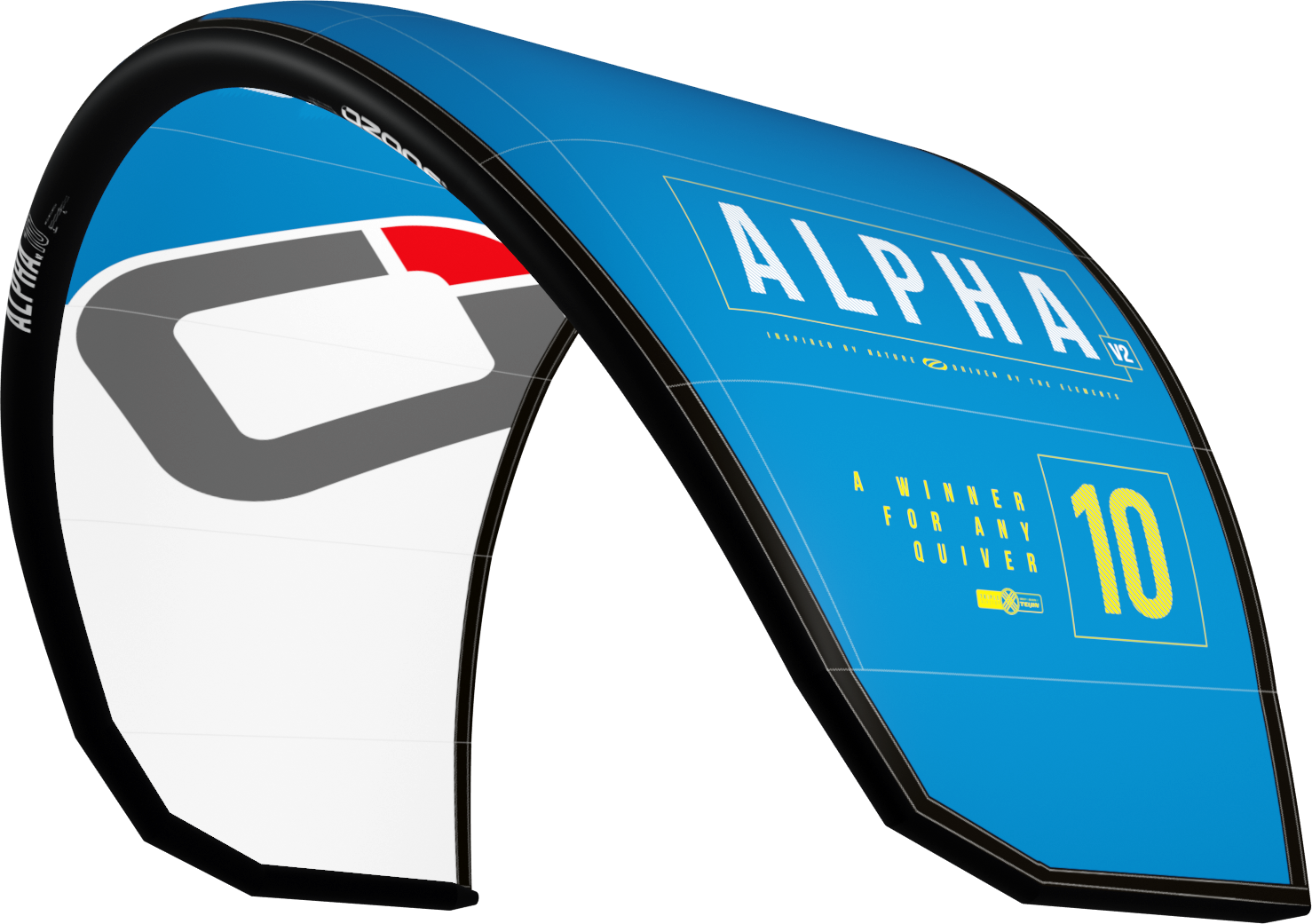 Ozone Alpha V2 Kite Only 6 m² Blue/White