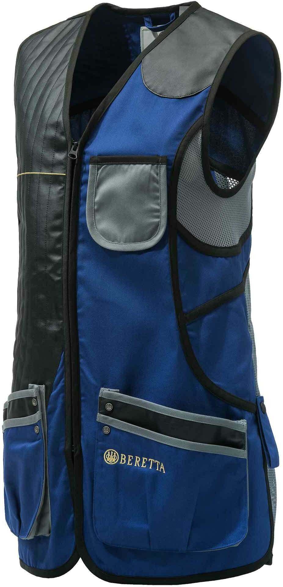 Beretta Sporting Vest Womens Blu Royal & Grey