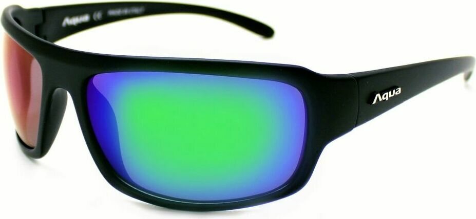Aqua Pike Matt Black PL MIrror Green