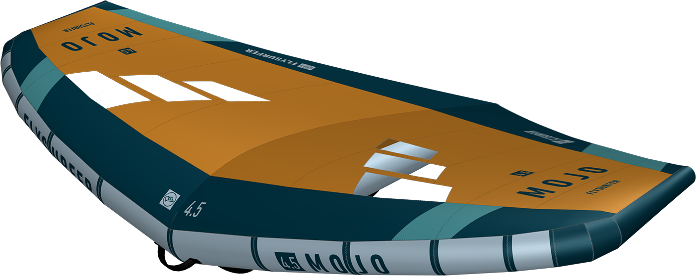 Flysurfer Mojo 3.5 Bright Edition / Amber-Petrol-Dove