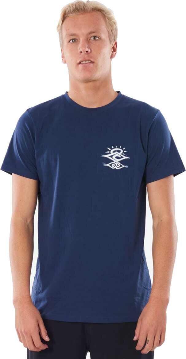 Rip Curl Searchers Short Sleeve UV Tee Rash Vest Navy