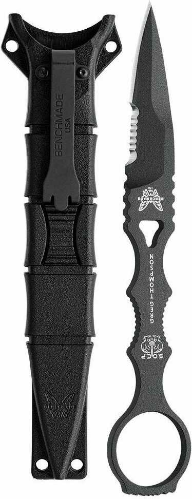 Benchmade SOCP, Spear Point Black Sheath
