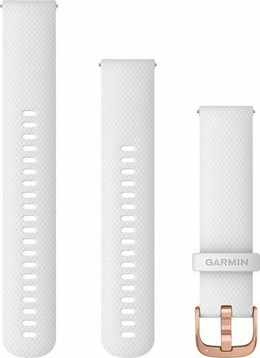 Garmin Quick Release Band (20 mm) White / Rose Gold Hardware