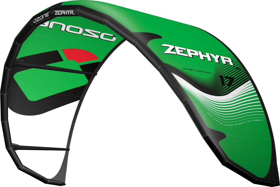 Ozone Zephyr V6 Kite Only 17m² Green