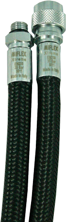 Miflex Inflation Hose, 75 cm Black