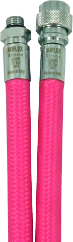 Miflex Inflation Hose, 75 cm Pink