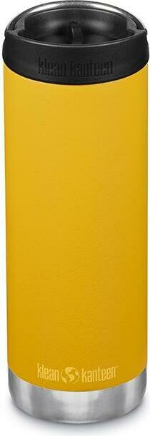 Klean Kanteen TKWide 473ml (w/Wide Café Cap) Marigold / Black Cap