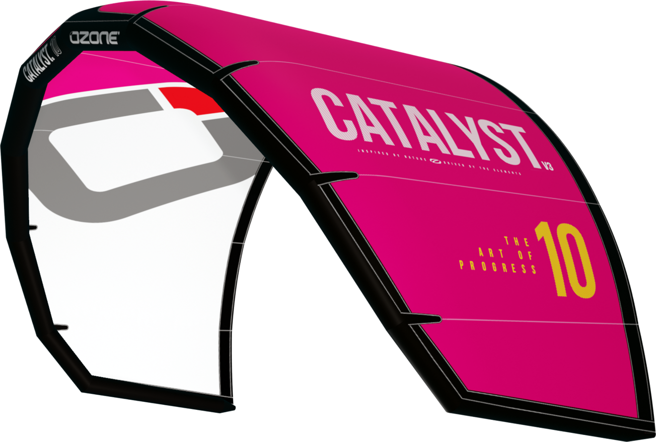 Ozone Catalyst V3 Kite Only 16m² Rubine Red / White