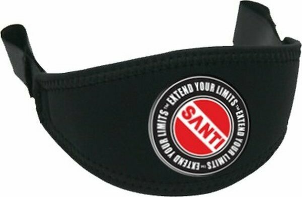Santi Neoprene mask strap with velcro closure Red