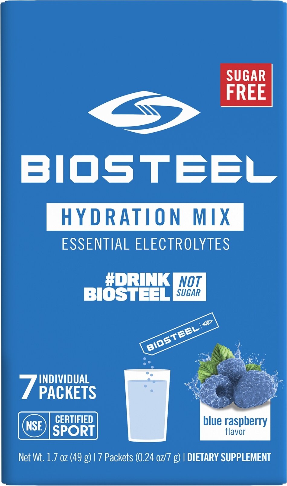Biosteel Hydration Mix (7 Servings) Blue Raspberry