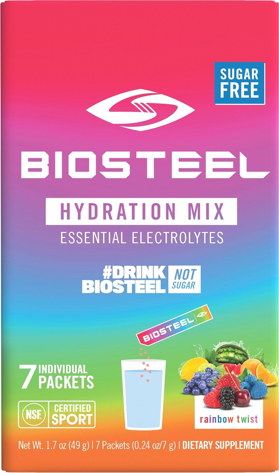 Biosteel Hydration Mix (7 Servings) Rainbow Twist