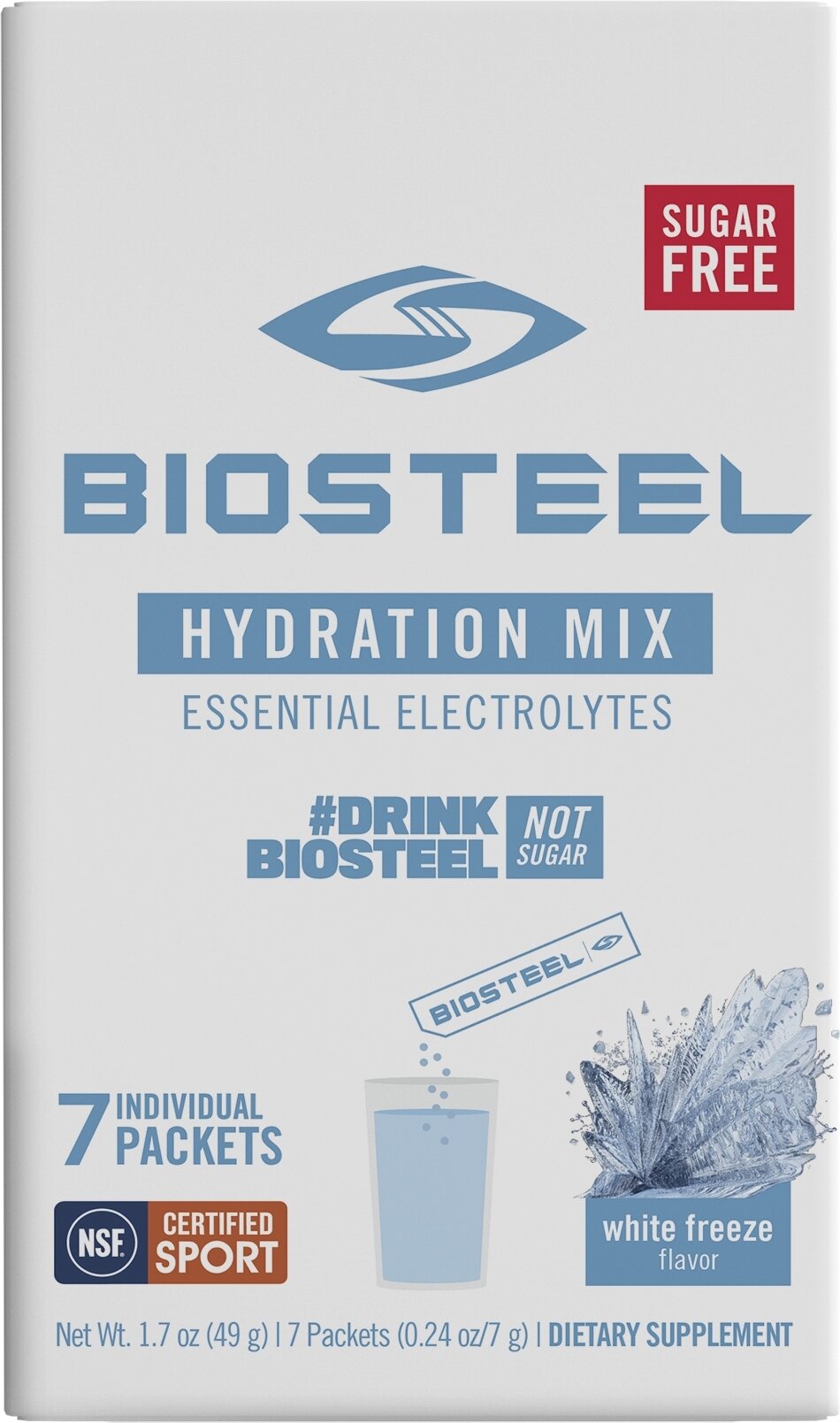 Biosteel Hydration Mix (7 Servings) White Freeze