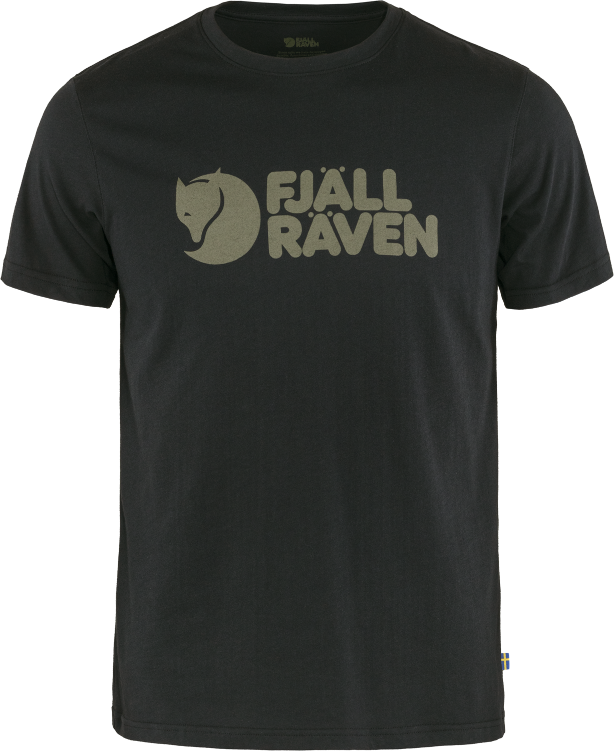 Fjällräven Logo T-shirt Mens Black (550)