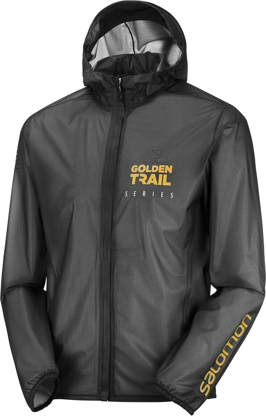 Salomon Bonatti Race WP Jacket Mens (2021) Black/White/Autumn Blaze