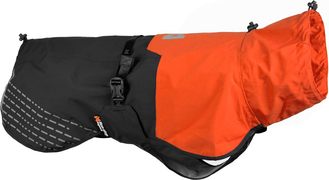 Non-stop Dogwear Fjord Raincoat Orange / Black