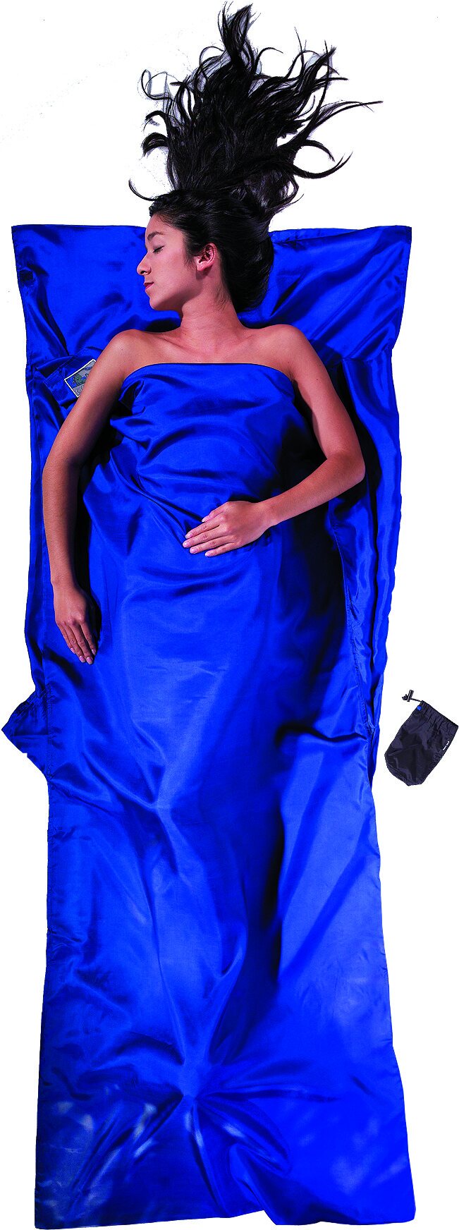 Cocoon TravelSheet Silk Ultramarine Blue