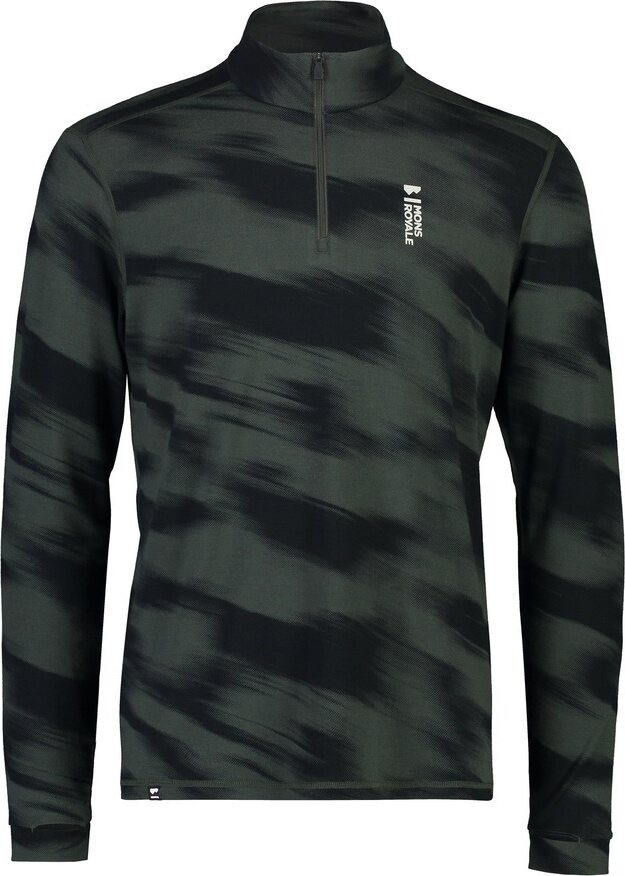 Mons Royale Cascade Merino Flex 200 1/4 Zip Mens Rosin Motion