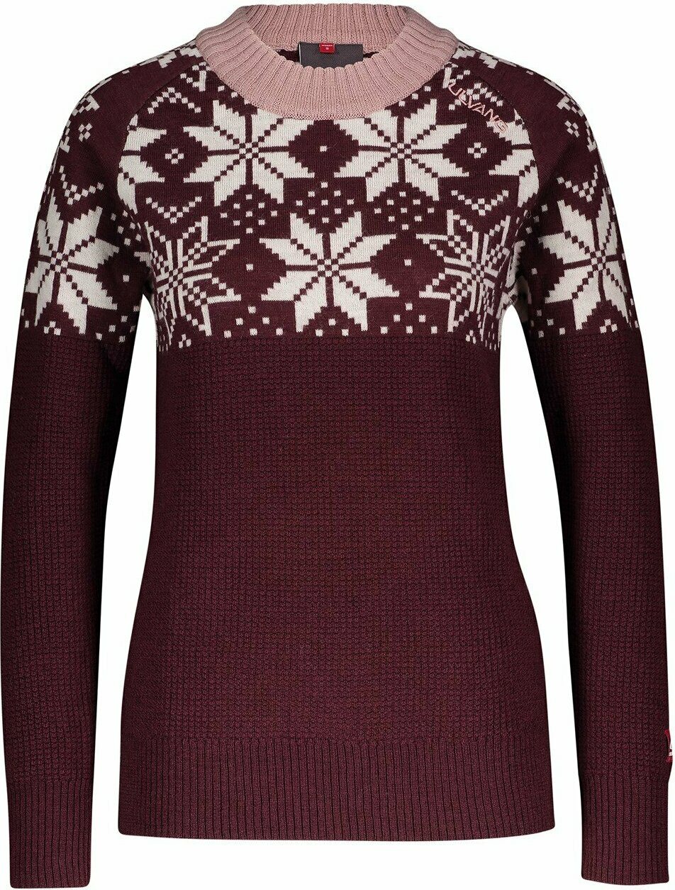 Ulvang Rav Kiby Round Neck Womens Fig/Vanilla/Woodrose