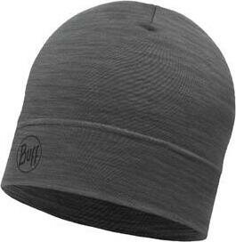 Buff Merino Lightweight Beanie Solid Grey