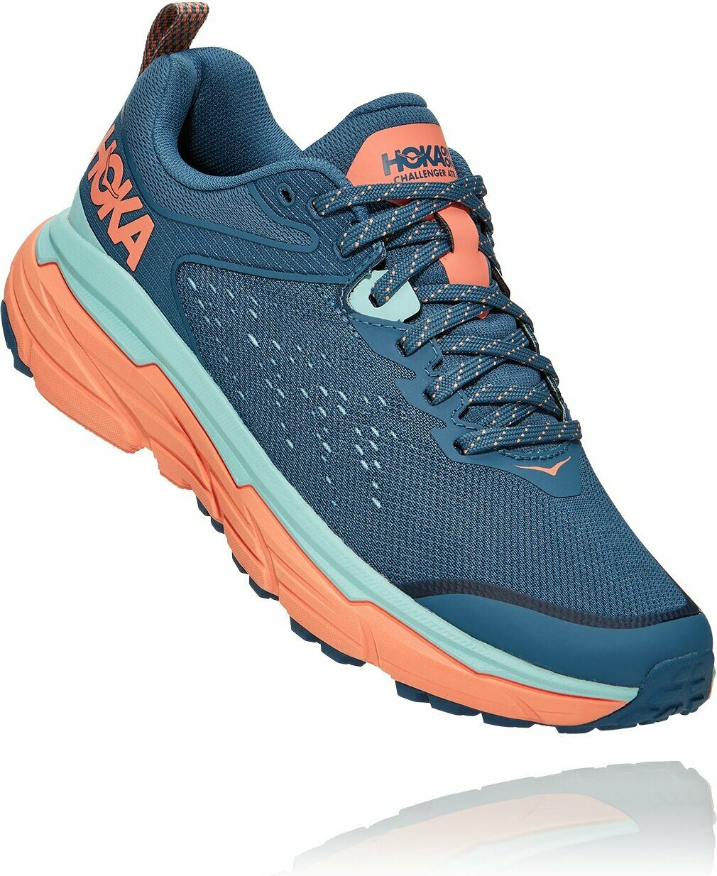 Hoka Challenger ATR 6 Womens Real Teal/ Cantaloupe