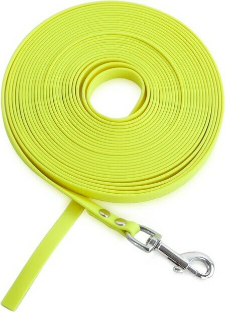Firedog BioThane Tracking leash 13mm Neon Yellow