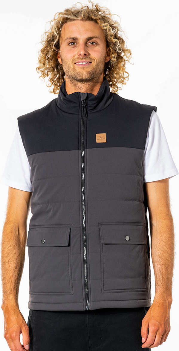 Rip Curl Anti Series Ridge Vest Mens Washed Black