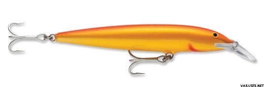 Rapala Magnum Floating 14cm Gold Fluorescent Red (GFR)
