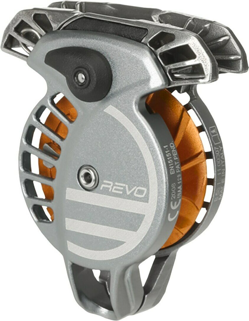 Wild Country Revo Belay Device Gunmetal / Tangerine