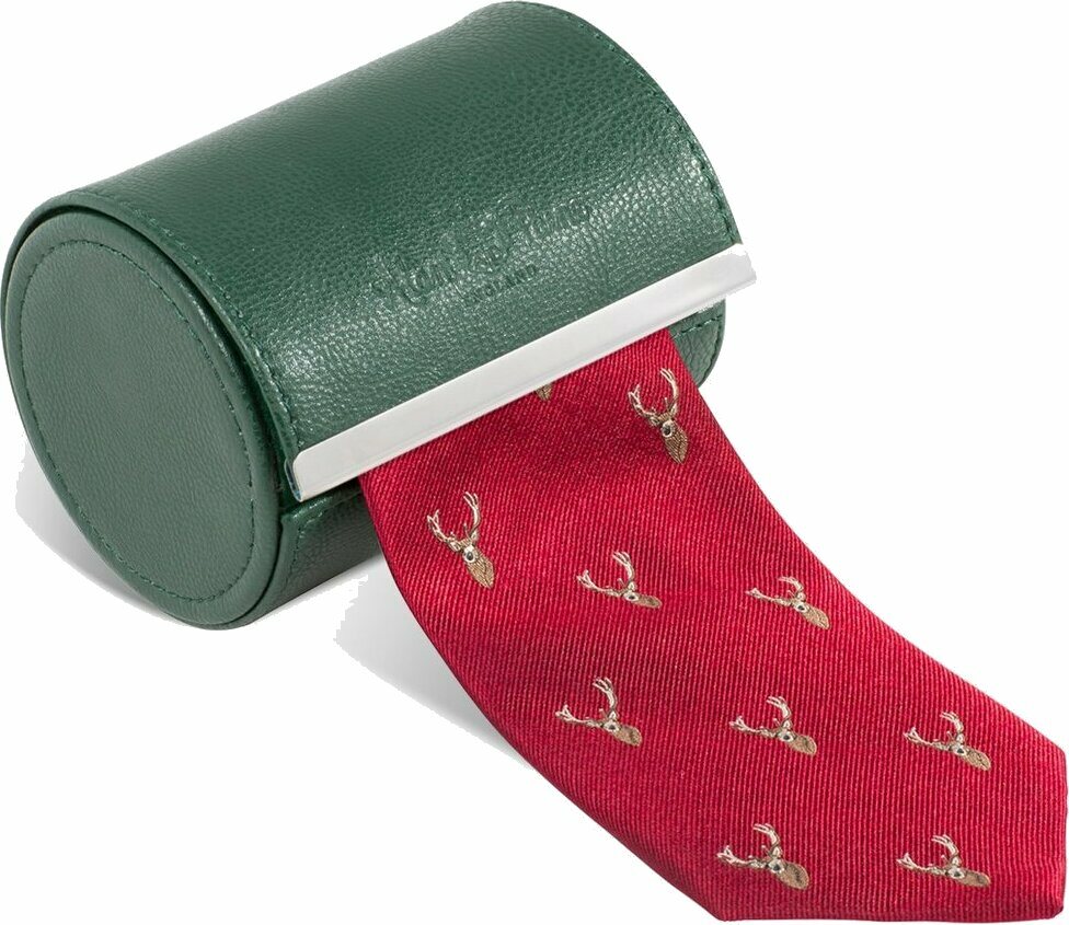 Alan Paine Ripon Silk Tie Deer Red
