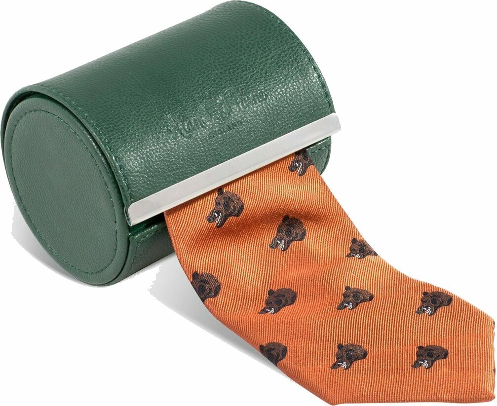 Alan Paine Ripon Silk Tie Wild Boar Rust