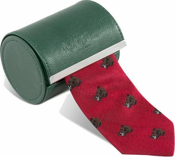 Alan Paine Ripon Silk Tie Wild Boar Red