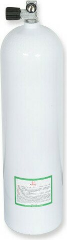 Luxfer Aluminium Cylinder 7L/200bar with DIN valve White