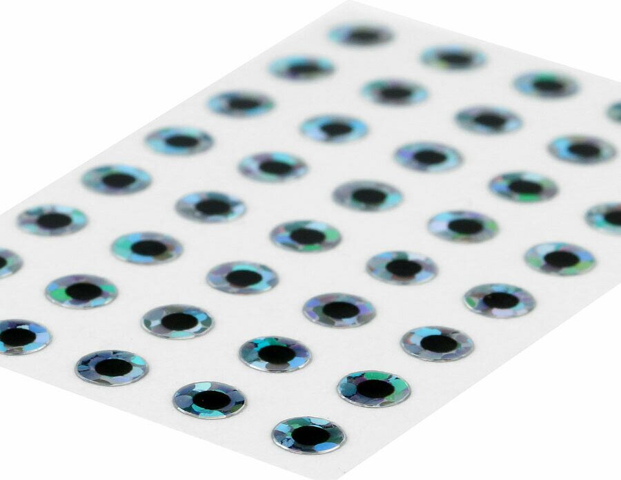 Sybai Tackle Flat Eyes Holographic Silver