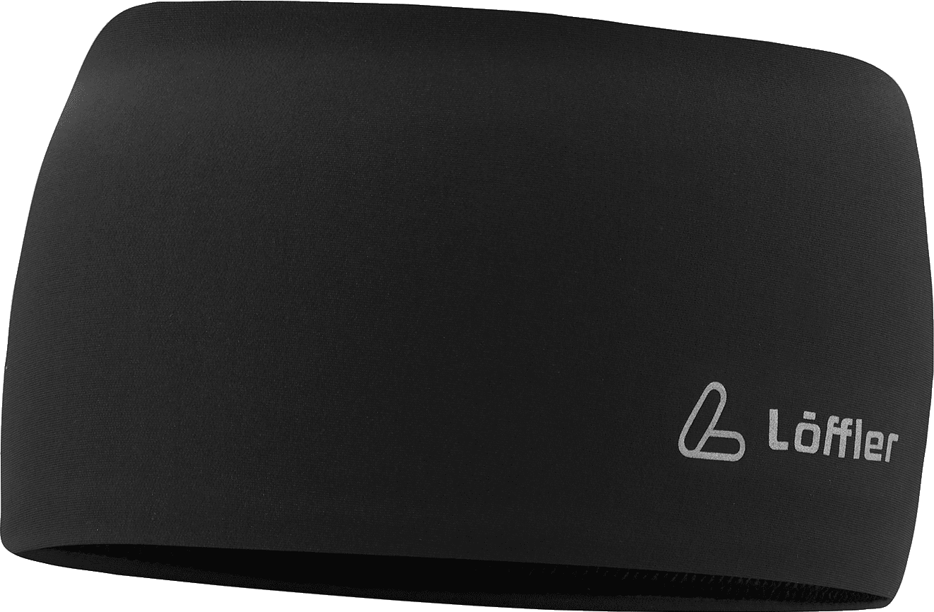 Löffler Mono Headband Wide Black (990)