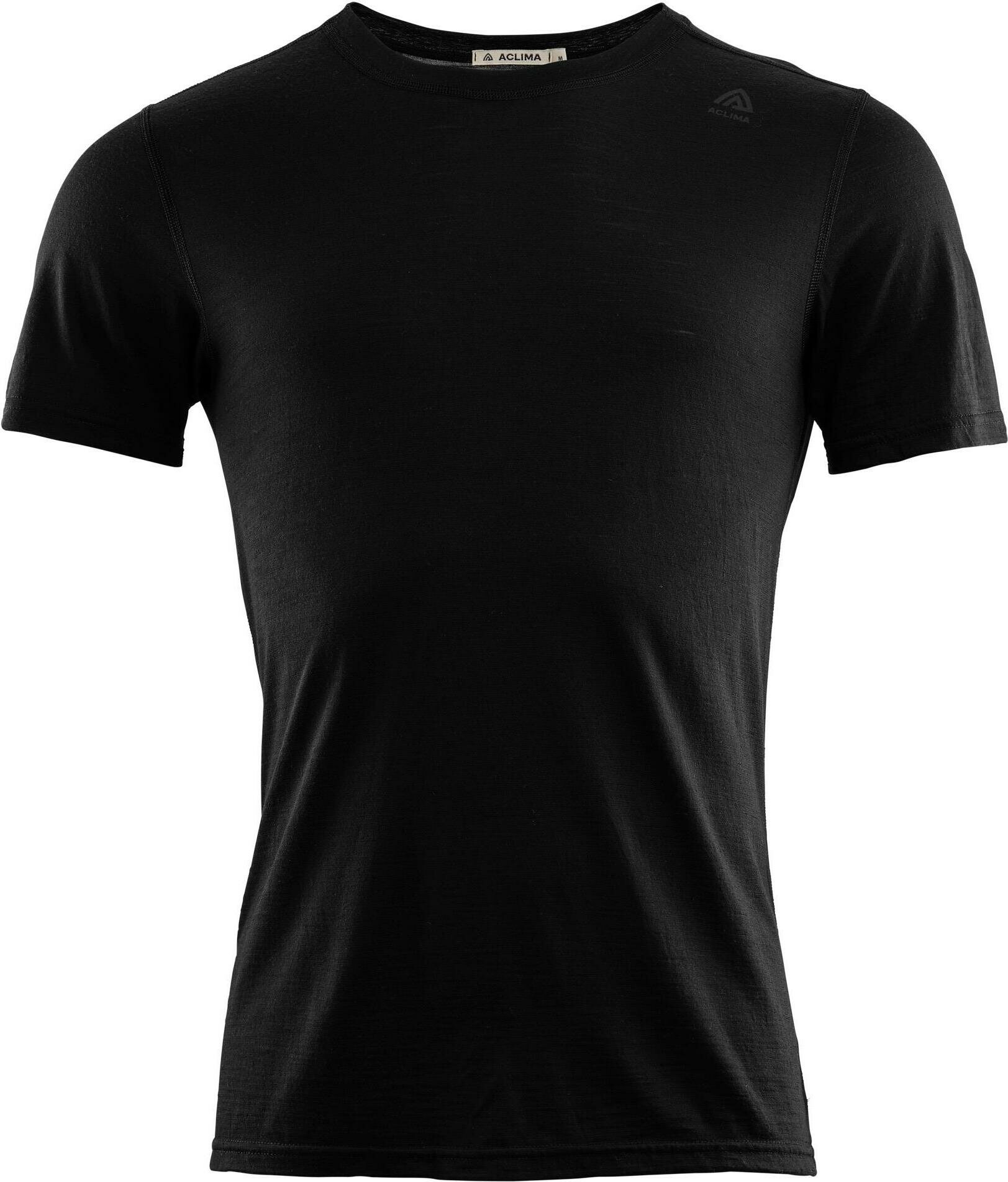 Aclima Lightwool Undershirt Tee Mens Black