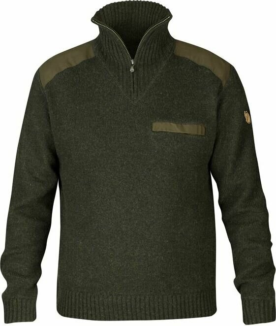 Fjällräven Koster Sweater Mens Dark Olive (633)