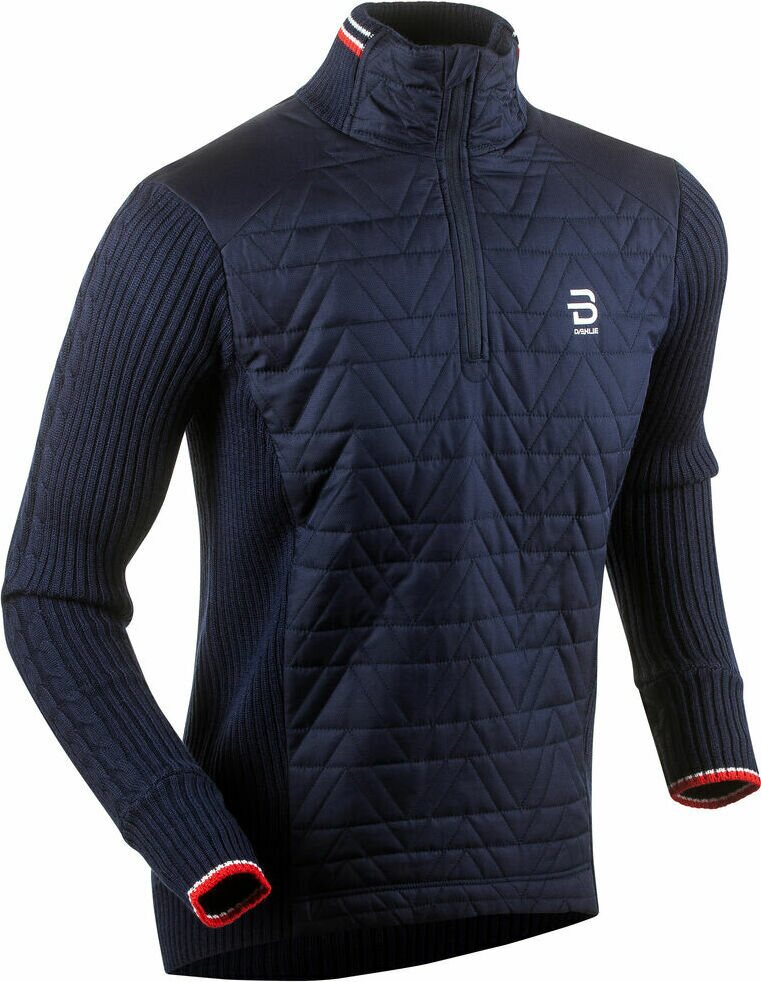 Dahlie Sweater Half Zip Comfy For Men Evening Blue