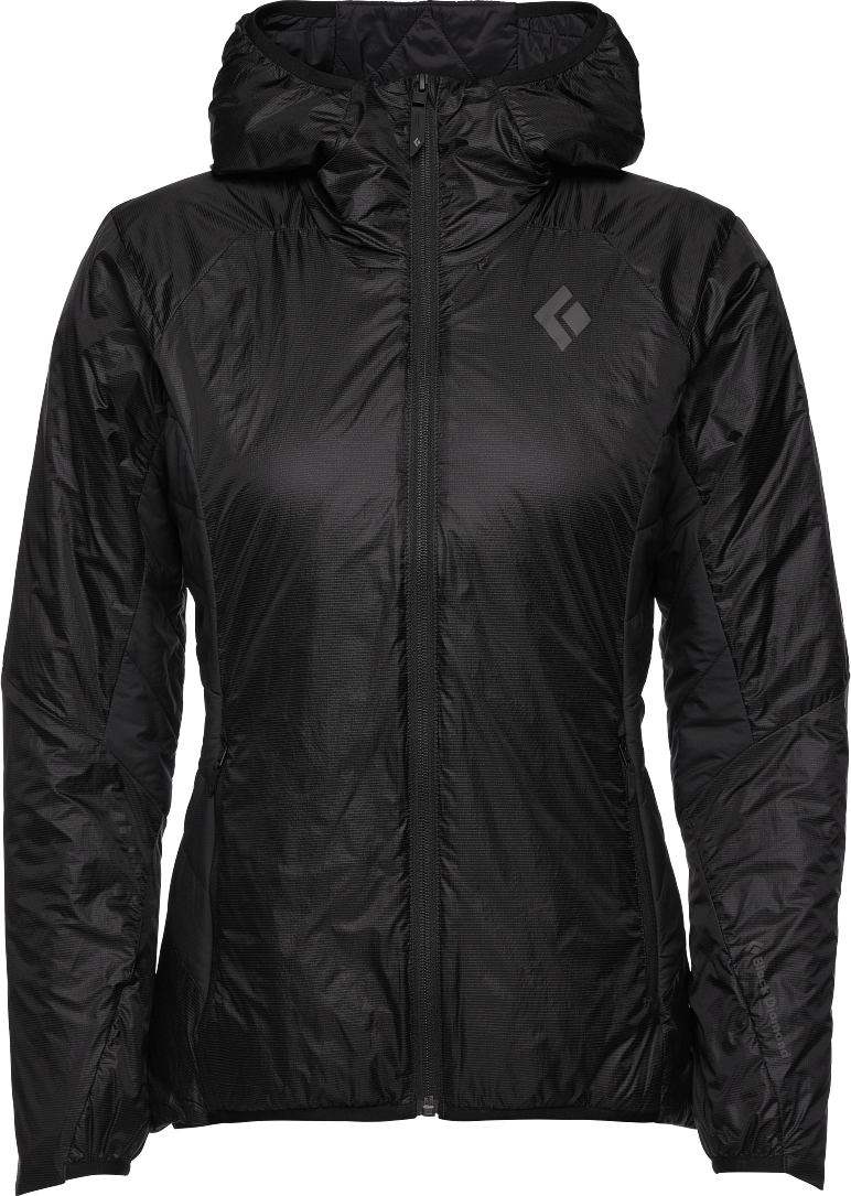 Black Diamond Vision Hybrid Hoody Womens Black