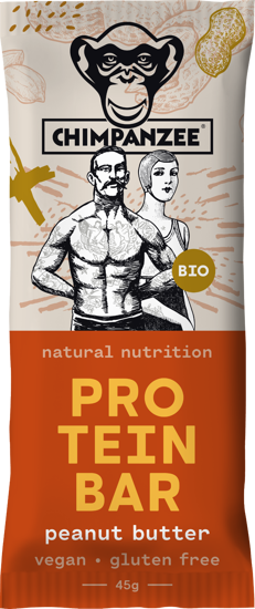 Chimpanzee Nutrition Protein Bar Peanut Butter 45g