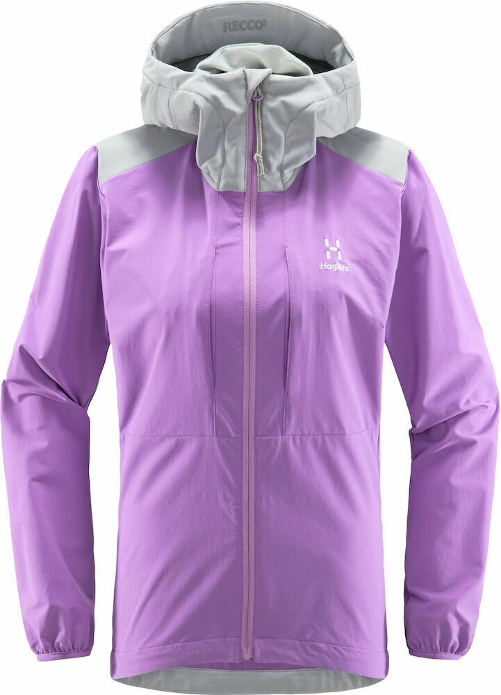 Haglöfs Discover Touring Jacket Womens Purple Ice / Concrete